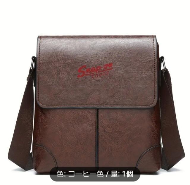 新品●ブラウン●ショルダーバッグ●Fレザー < 男性ファッション  新品●ブラウン●ショルダーバッグ●Fレザー  < 男性ファッションの