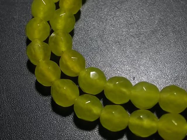 天然石★オリーブジェイド 4mm 64面カット 半連 < 女性アクセサリー/時計 天然石★オリーブジェイド 4mm 64面カット 半連 < 女性アクセサリー/時計の