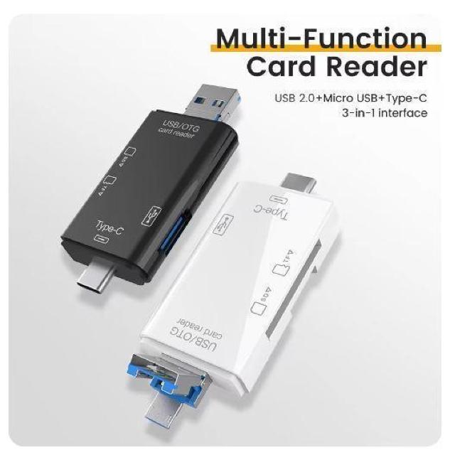 6in1 Otg タイプc カードリーダー 多機能 usb tf mirco sd スマート フラッシュメモリ アダプター 50 < PC本体/周辺機器 6in1 Otg タイプc カードリーダー 多機能 usb tf mirco sd スマート フラッシュメモリ アダプター 50 < PC本体/周辺機器の