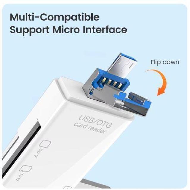 6in1 Otg タイプc カードリーダー 多機能 usb tf mirco sd スマート フラッシュメモリ アダプター 50 < PC本体/周辺機器 6in1 Otg タイプc カードリーダー 多機能 usb tf mirco sd スマート フラッシュメモリ アダプター 50 < PC本体/周辺機器の