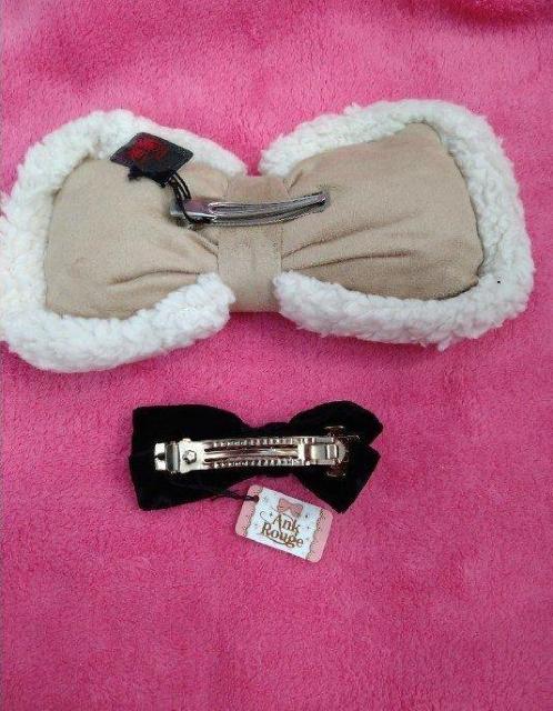 Ank Rouge☆リボンヘアピン2個セット < ブランド Ank Rouge☆リボンヘアピン2個セット < ブランドの