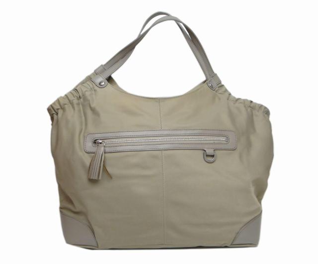 agnes b. アニエスベー ナイロン ショルダートートバッグ グレー<USED> < ブランド agnes b. アニエスベー ナイロン ショルダートートバッグ グレー<USED> < ブランドの