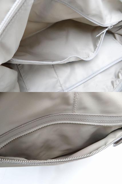 agnes b. アニエスベー ナイロン ショルダートートバッグ グレー<USED> < ブランド agnes b. アニエスベー ナイロン ショルダートートバッグ グレー<USED> < ブランドの