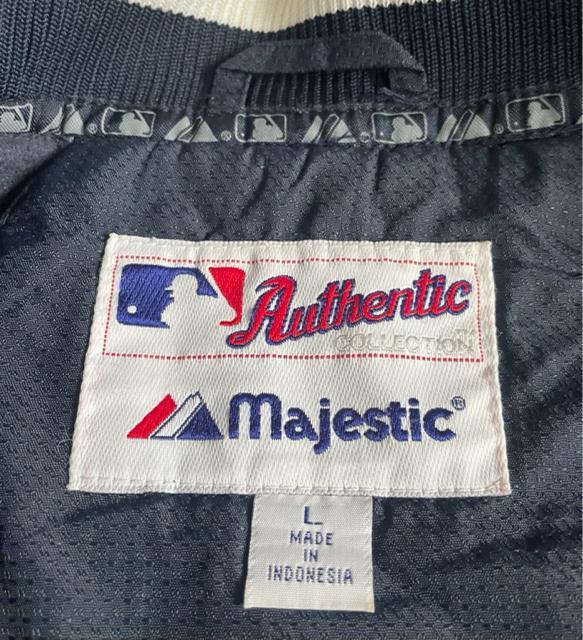 NEW YORK YANKEES JACKET MAJESTIC AJ700 MENS US規格ラージ 旧ロゴ デッドストック < 男性ファッション  NEW YORK YANKEES JACKET MAJESTIC AJ700 MENS US規格ラージ 旧ロゴ デッドストック < 男性ファッションの