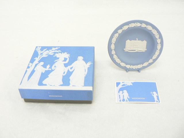 WEDGWOOD ウェッジウッド 【英国製】ジャスパー プレート・美品・即決! < インテリア/ライフ  WEDGWOOD ウェッジウッド 【英国製】ジャスパー プレート・美品・即決!  < インテリア/ライフの