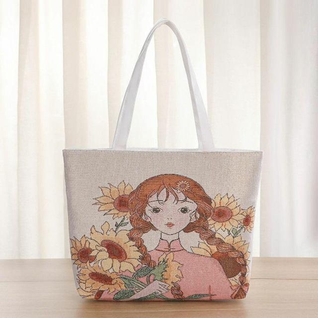 バッグ 鞄 トートバッグ キャンバスバッグ バッグ ショッピングバッグ 少女 < 女性ファッション  バッグ 鞄 トートバッグ キャンバスバッグ バッグ ショッピングバッグ 少女  < 女性ファッションの