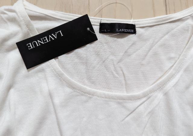 L★LAVENUE★シンプル5分袖Tシャツ★新品★送料無料 < 女性ファッション  L★LAVENUE★シンプル5分袖Tシャツ★新品★送料無料 < 女性ファッションの