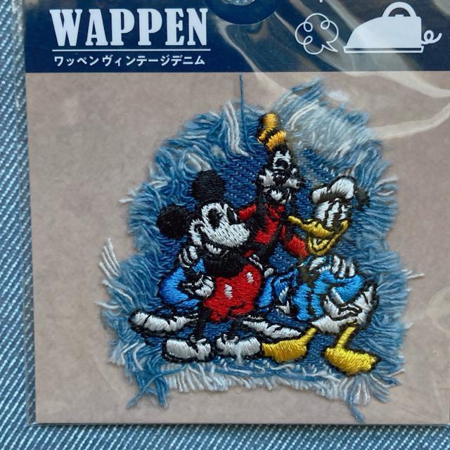 ディズニー ヴィンテージ ミッキーマウス ドナルド グーフィー デニム ワッペン N2m < アニメ/コミック/キャラクター  ディズニー ヴィンテージ ミッキーマウス ドナルド グーフィー デニム ワッペン N2m < アニメ/コミック/キャラクターの