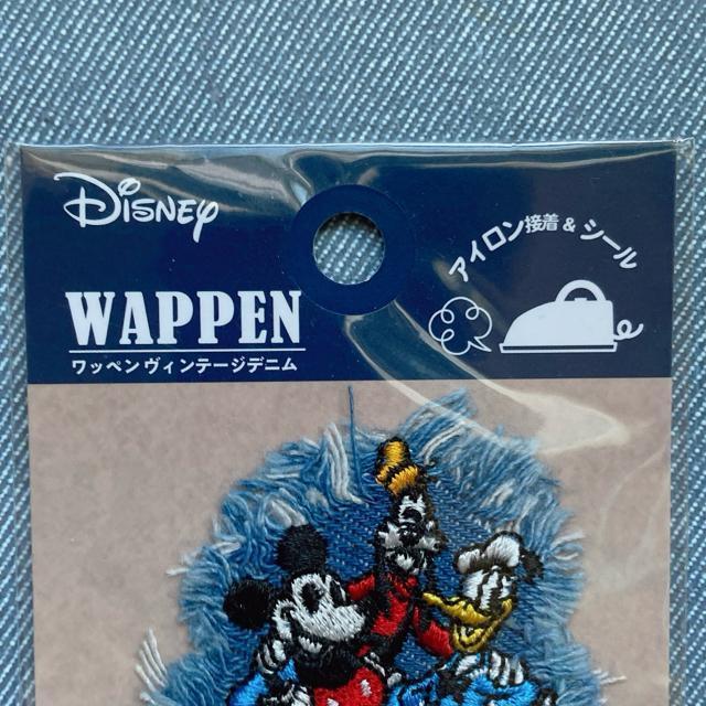 ディズニー ヴィンテージ ミッキーマウス ドナルド グーフィー デニム ワッペン N2m < アニメ/コミック/キャラクター  ディズニー ヴィンテージ ミッキーマウス ドナルド グーフィー デニム ワッペン N2m < アニメ/コミック/キャラクターの
