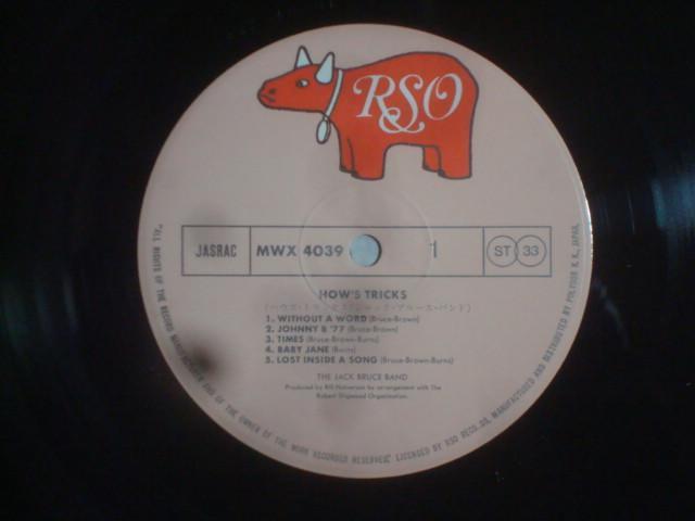 nEYEgbNXiHOW'S TRICKSj / WbNEu[XEohiJACK BRUCE BANDj ѕtLP  CD/DVD/rfI 