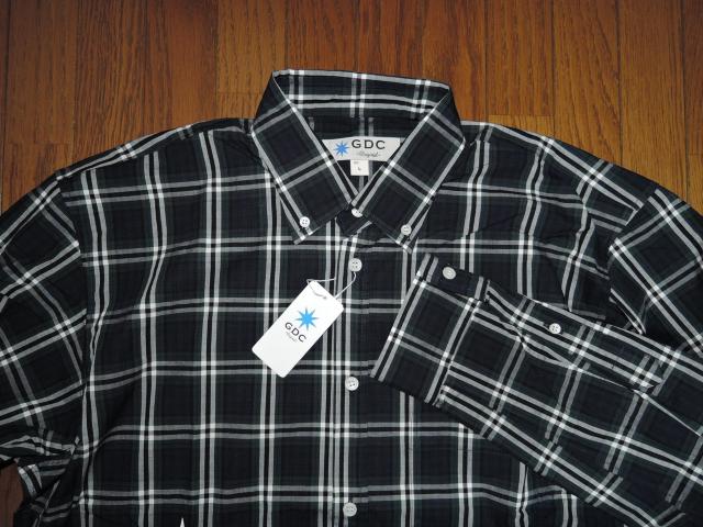 �V�i GDC �W�[�f�B�[�V�[ �`�F�b�N�V���c L ���S �����V���c LOGO CHECK SHIRT �� �u�����h�� 