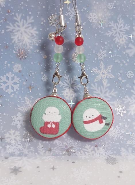 ハンドメイド♪クリスマスチャーム★クリスマスシマエナガ・マカロン風ストラップ★2個セットC < ペット/手芸/園芸 ハンドメイド♪クリスマスチャーム★クリスマスシマエナガ・マカロン風ストラップ★2個セットC < ペット/手芸/園芸の