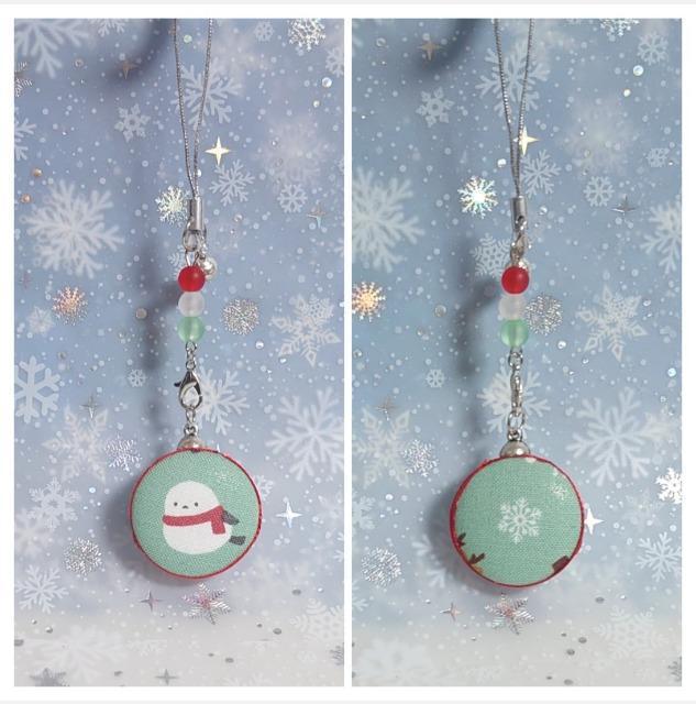 ハンドメイド♪クリスマスチャーム★クリスマスシマエナガ・マカロン風ストラップ★2個セットC < ペット/手芸/園芸 ハンドメイド♪クリスマスチャーム★クリスマスシマエナガ・マカロン風ストラップ★2個セットC < ペット/手芸/園芸の