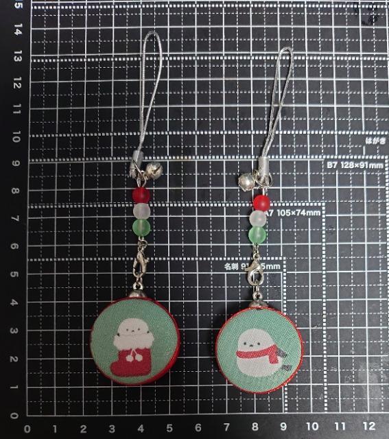 ハンドメイド♪クリスマスチャーム★クリスマスシマエナガ・マカロン風ストラップ★2個セットC < ペット/手芸/園芸 ハンドメイド♪クリスマスチャーム★クリスマスシマエナガ・マカロン風ストラップ★2個セットC < ペット/手芸/園芸の