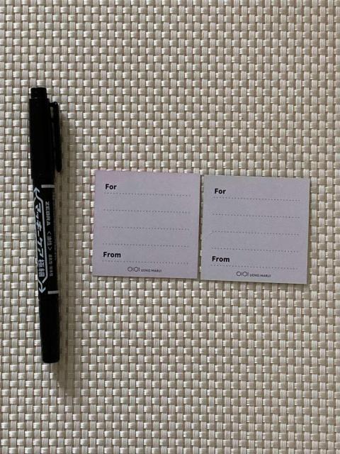 OIOI UENO MARUI �p���_ ���b�Z�[�W�J�[�h 2���Z�b�g �s���N �O���[�� �~�j���^�[85�~������ �� �C���e���A/���C�t�� 