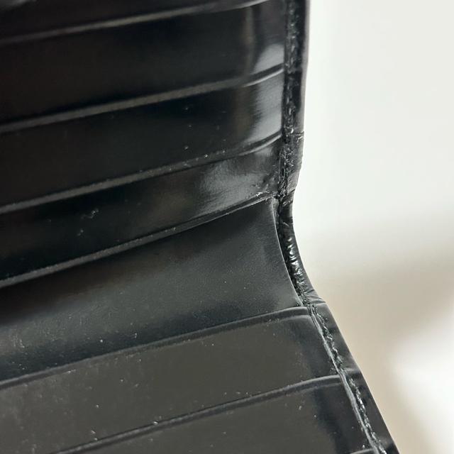 BVLGARI ブルガリ レザー 二つ折り 財布 ウォレット 札入れ 小銭入れ ブラック < ブランド BVLGARI ブルガリ レザー 二つ折り 財布 ウォレット 札入れ 小銭入れ ブラック < ブランドの