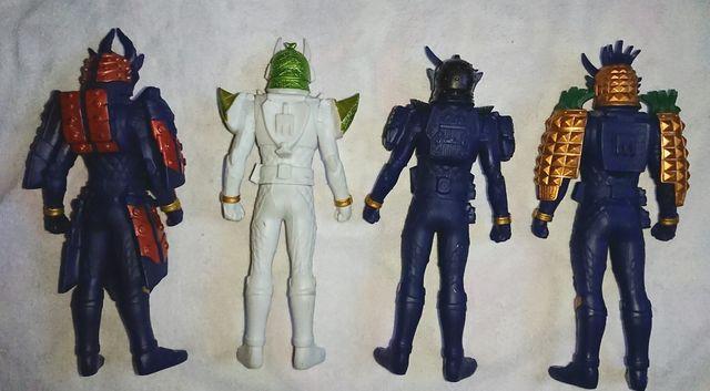 仮面ライダー鎧武★フィギア4体ガイム  ソフビ < ホビー  仮面ライダー鎧武★フィギア4体ガイム  ソフビ < ホビーの