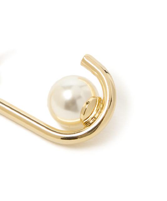 イヤーカフ風パールロングピアス【新品未使用】ゴールド★mysty womanミスティウーマン★パールピアス < ブランド イヤーカフ風パールロングピアス【新品未使用】ゴールド★mysty womanミスティウーマン★パールピアス < ブランドの