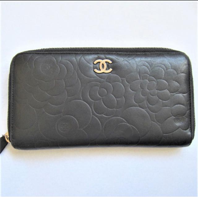 CHANEL★カメリア型押し長財布★ラウンドファスナー < ブランド  CHANEL★カメリア型押し長財布★ラウンドファスナー  < ブランドの