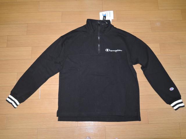 新品 チャンピオン Champion スウェット調 カットソー S 黒 < ブランド  新品 チャンピオン Champion スウェット調 カットソー S 黒  < ブランドの