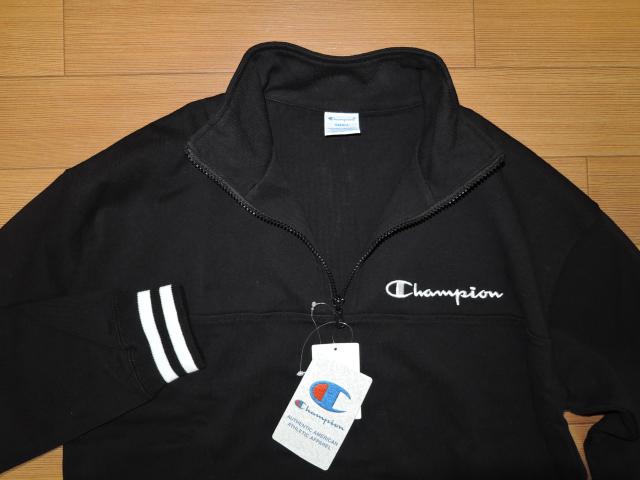 新品 チャンピオン Champion スウェット調 カットソー S 黒 < ブランド  新品 チャンピオン Champion スウェット調 カットソー S 黒 < ブランドの