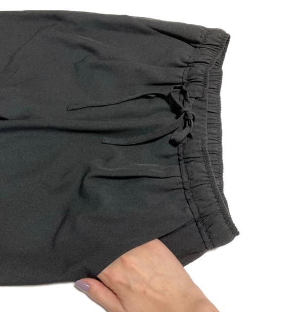 (ゴムS)index◎ストレッチジャージー◎アンクル丈サルエルパンツ◎黒 < ブランド (ゴムS)index◎ストレッチジャージー◎アンクル丈サルエルパンツ◎黒 < ブランドの