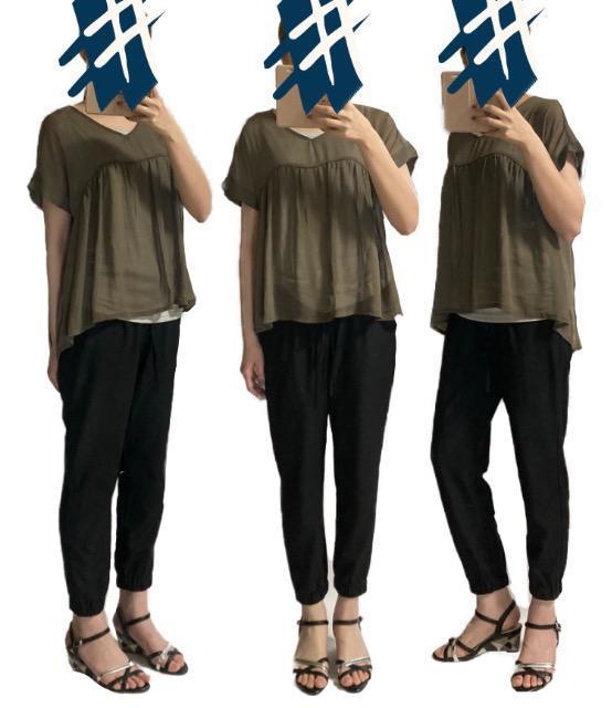 (ゴムS)index◎ストレッチジャージー◎アンクル丈サルエルパンツ◎黒 < ブランド (ゴムS)index◎ストレッチジャージー◎アンクル丈サルエルパンツ◎黒 < ブランドの