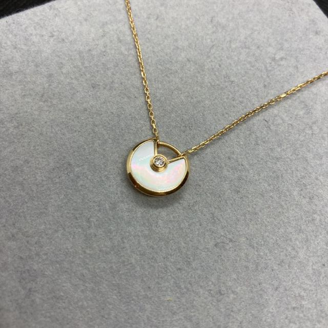 即決 Cartier カルティエ Au750 ゴールド マザーオブパール ネックレス < ブランド  即決 Cartier カルティエ Au750 ゴールド マザーオブパール ネックレス < ブランドの