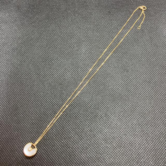 即決 Cartier カルティエ Au750 ゴールド マザーオブパール ネックレス < ブランド  即決 Cartier カルティエ Au750 ゴールド マザーオブパール ネックレス < ブランドの