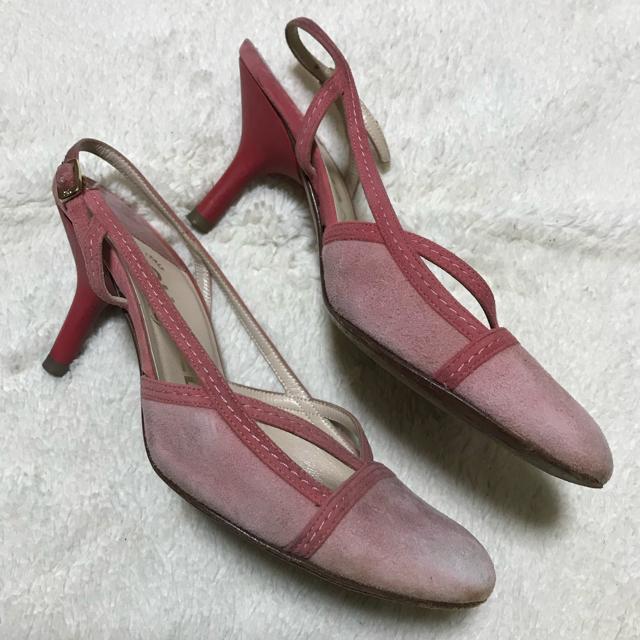 正規品 シャネル スエードレザーサンダル ピンク 34C < ブランド  正規品 シャネル スエードレザーサンダル ピンク 34C < ブランドの