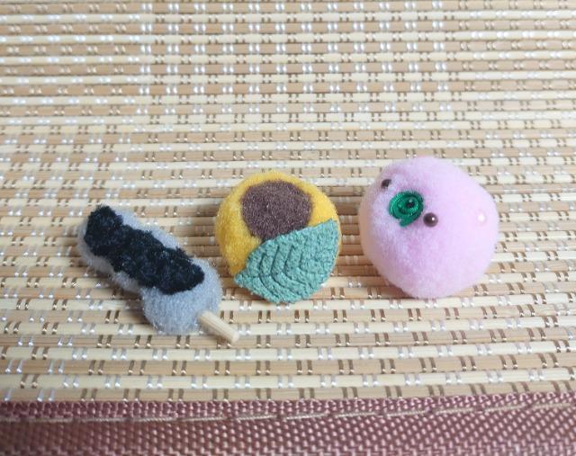 ハンドメイド♪ポンポン和菓子☆夏の練りきりと三色団子☆ < ペット/手芸/園芸 ハンドメイド♪ポンポン和菓子☆夏の練りきりと三色団子☆ < ペット/手芸/園芸の