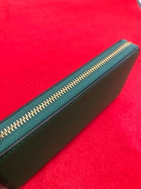 新品 長財布 グリーン エピ柄 本革 メンズ、レディース < 男性ファッション  新品 長財布 グリーン エピ柄 本革 メンズ、レディース < 男性ファッションの