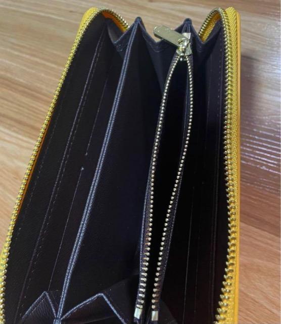 新品 長財布 グリーン エピ柄 本革 メンズ、レディース < 男性ファッション  新品 長財布 グリーン エピ柄 本革 メンズ、レディース < 男性ファッションの