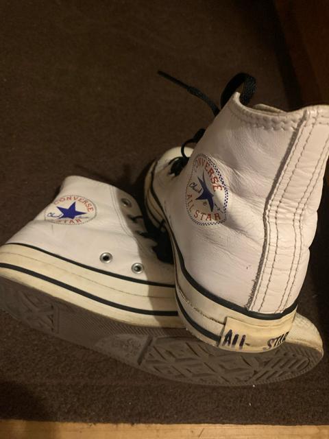 希少品 コンバース ALL STAR  本革 白色 レザー送料無料 < ブランド  希少品 コンバース ALL STAR  本革 白色 レザー送料無料 < ブランドの