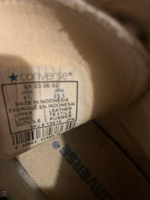 希少品 コンバース ALL STAR  本革 白色 レザー送料無料 < ブランド  希少品 コンバース ALL STAR  本革 白色 レザー送料無料 < ブランドの