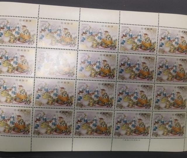 記念切手 昔ばなしシリーズ ねずみの浄土 3 もてなし 20円×20 シート < ホビー  記念切手 昔ばなしシリーズ ねずみの浄土 3 もてなし 20円×20 シート < ホビーの