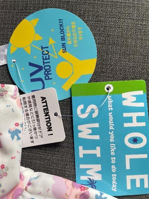 ♯新品♯UVプロテクト  SUN block  ワンピース 水着  ☆☆☆ 80 ユニコーン柄  P < キッズ/ベビー  ♯新品♯UVプロテクト  SUN block  ワンピース 水着  ☆☆☆ 80 ユニコーン柄  P < キッズ/ベビーの