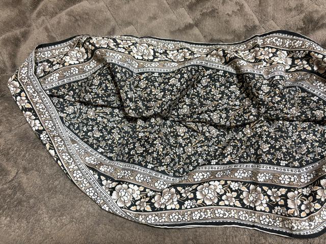 タンス整理品 衣類 おまとめOK ホームクリーニング済み 黒地小花柄マイクロミニスカ < 女性ファッション  タンス整理品 衣類 おまとめOK ホームクリーニング済み 黒地小花柄マイクロミニスカ < 女性ファッションの