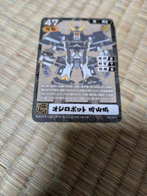 ☆城郭合体オシロボッツ岡山城 オシロボッツカード☆ < トレーディングカード ☆城郭合体オシロボッツ岡山城 オシロボッツカード☆ < トレーディングカードの