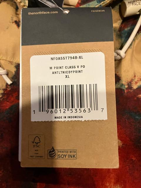 THE NORTH FACE size XL CLASS VvI[o[  m[XtFCX  Xgb`  uh 