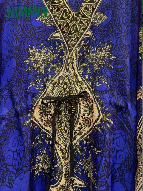 アジアンペーズリー柄ポンチョ風トップス エスニック 衣装 青 ヒッピー < 女性ファッション アジアンペーズリー柄ポンチョ風トップス エスニック 衣装 青 ヒッピー < 女性ファッションの