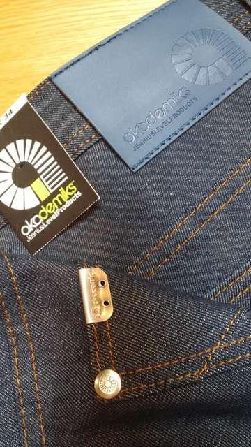 LA直輸入!AKADEMIKSデザインシンプルインディゴストレートデニムサイズW50 132 < 男性ファッション LA直輸入!AKADEMIKSデザインシンプルインディゴストレートデニムサイズW50 132 < 男性ファッションの