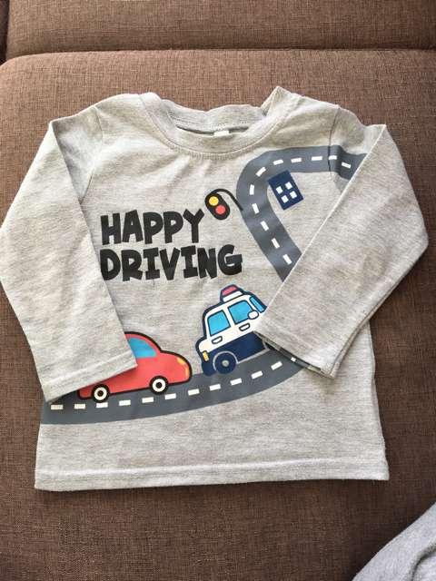 HAPPY DRIVING☆車☆ロンT☆90cm < キッズ/ベビー  HAPPY DRIVING☆車☆ロンT☆90cm  < キッズ/ベビーの