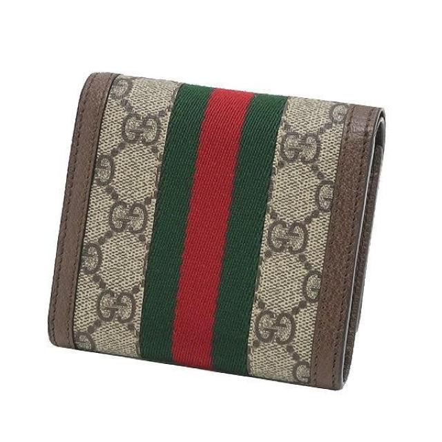 ◆ 本物 美品 ◆ GUCCI グッチ オフィディア 2つ折り 財布 コンパクト GGスプリーム 保存袋 箱 人気 598662 < ブランド  ◆ 本物 美品 ◆ GUCCI グッチ オフィディア 2つ折り 財布 コンパクト GGスプリーム 保存袋 箱 人気 598662 < ブランドの