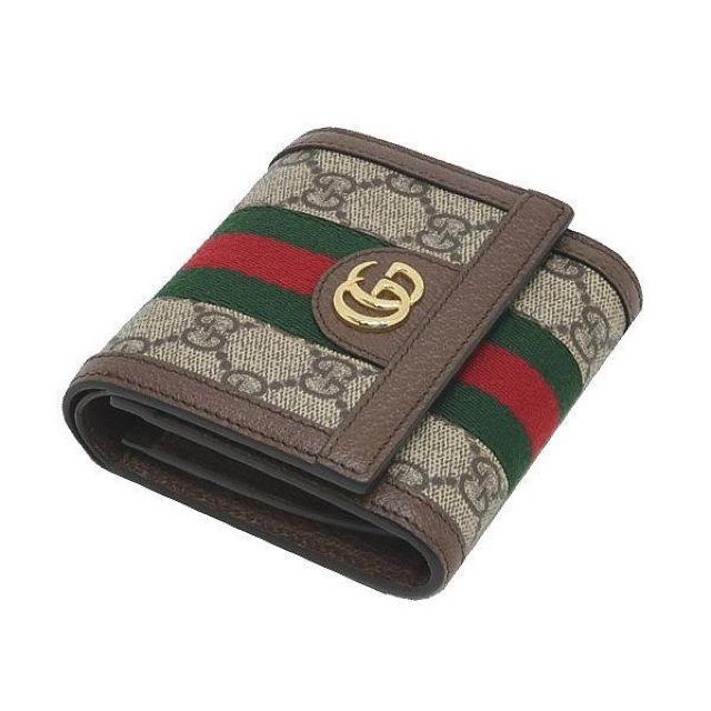 ◆ 本物 美品 ◆ GUCCI グッチ オフィディア 2つ折り 財布 コンパクト GGスプリーム 保存袋 箱 人気 598662 < ブランド  ◆ 本物 美品 ◆ GUCCI グッチ オフィディア 2つ折り 財布 コンパクト GGスプリーム 保存袋 箱 人気 598662 < ブランドの