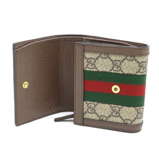 ◆ 本物 美品 ◆ GUCCI グッチ オフィディア 2つ折り 財布 コンパクト GGスプリーム 保存袋 箱 人気 598662 < ブランド  ◆ 本物 美品 ◆ GUCCI グッチ オフィディア 2つ折り 財布 コンパクト GGスプリーム 保存袋 箱 人気 598662 < ブランドの