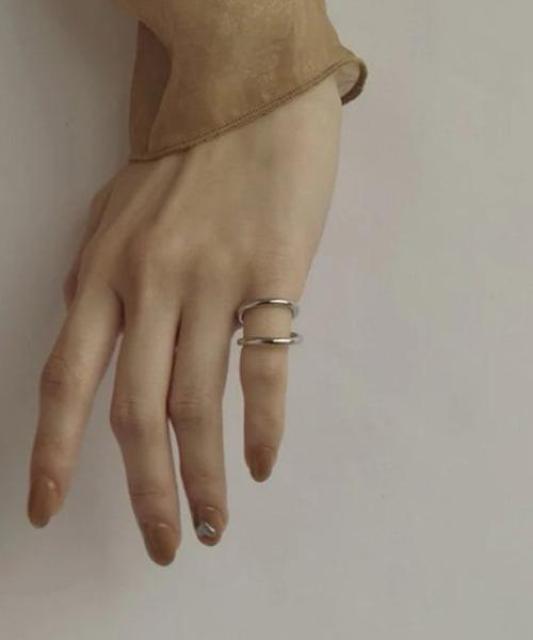 GOLDY スワールラインピンキーリング < 女性アクセサリー/時計  GOLDY スワールラインピンキーリング  < 女性アクセサリー/時計の