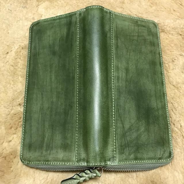 新作品 グリーン系 緑 ハンドメイド ブライドレザー ヌメ革本革 メンズ  長財布//小銭入れあり 人気商品 < 男性ファッション  新作品 グリーン系 緑 ハンドメイド ブライドレザー ヌメ革本革 メンズ  長財布//小銭入れあり 人気商品 < 男性ファッションの