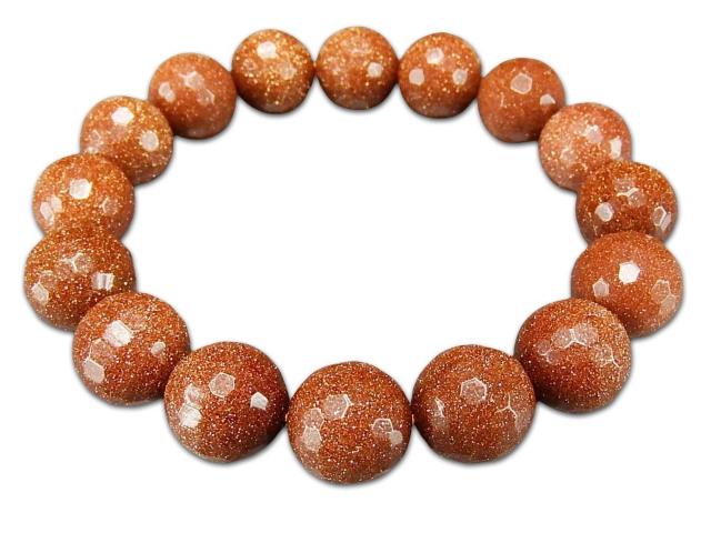 良質ゴールドストーン128面カット大玉約14mmブレスレット数珠 < 男性アクセサリー/時計  良質ゴールドストーン128面カット大玉約14mmブレスレット数珠  < 男性アクセサリー/時計の