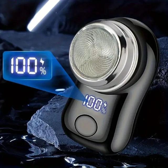 超お買い得690円★USB充電式デジタルディスプレイ&ステンレス鋼刃付きメンズ電気シェーバー1個 - 携帯用 < 家電/AV  超お買い得690円★USB充電式デジタルディスプレイ&ステンレス鋼刃付きメンズ電気シェーバー1個 - 携帯用 < 家電/AVの